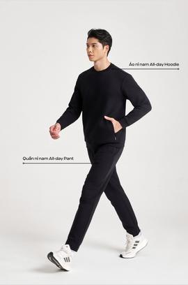Set nỉ nam All-day Sweatshirt - Đen - undefined