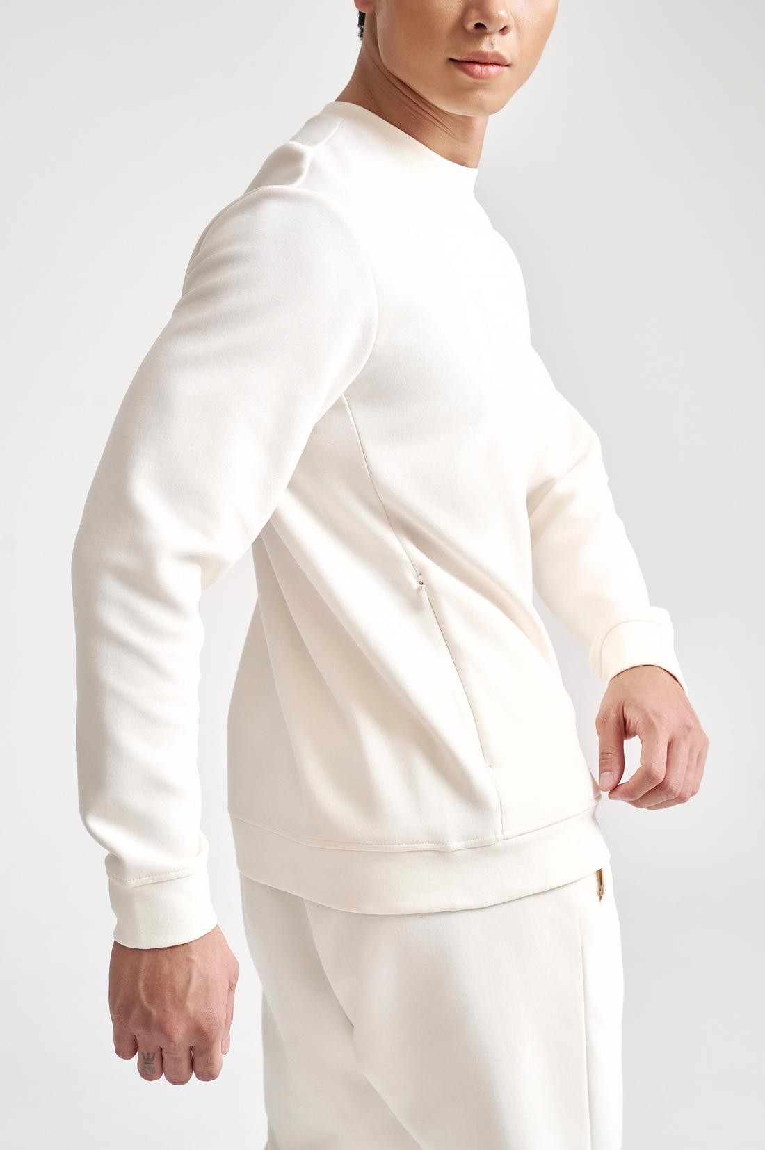 Set nỉ nam All-day Sweatshirt - Trắng - undefined