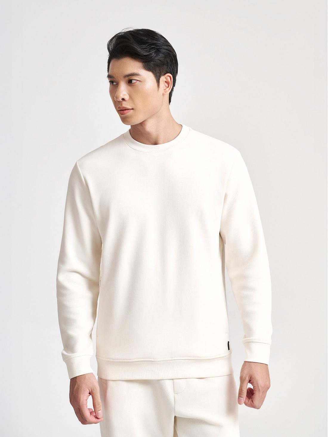 Set nỉ nam All-day Sweatshirt - Trắng - undefined