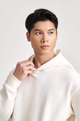 Set nỉ nam All-day Hoodie - Trắng - undefined