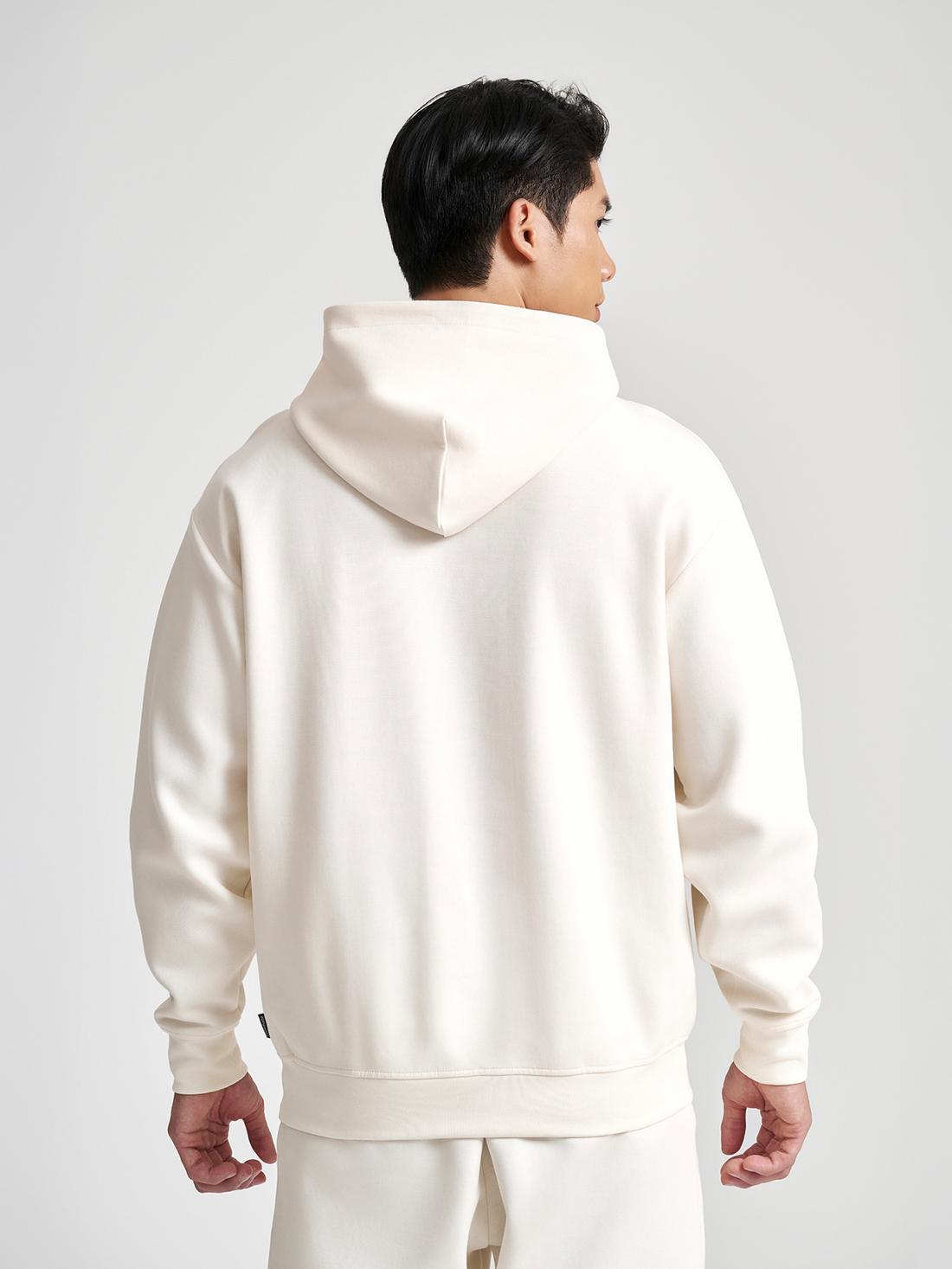 Set nỉ nam All-day Hoodie - Trắng - undefined