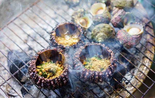 Món cầu gai nướng thơm ngon, ngọt thanh