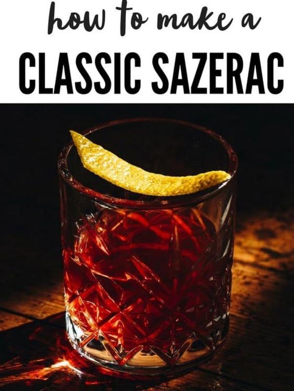 Cocktail Sazerac - cách pha cocktail từ rượu Whisky