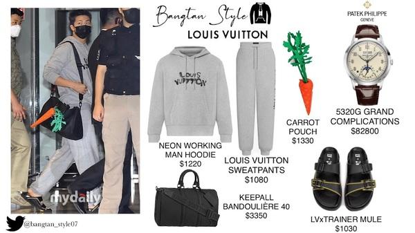 RM diện đồ Louis Vuitton