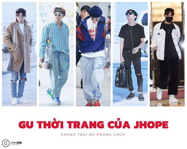 J-Hope với phong cách đa dạng