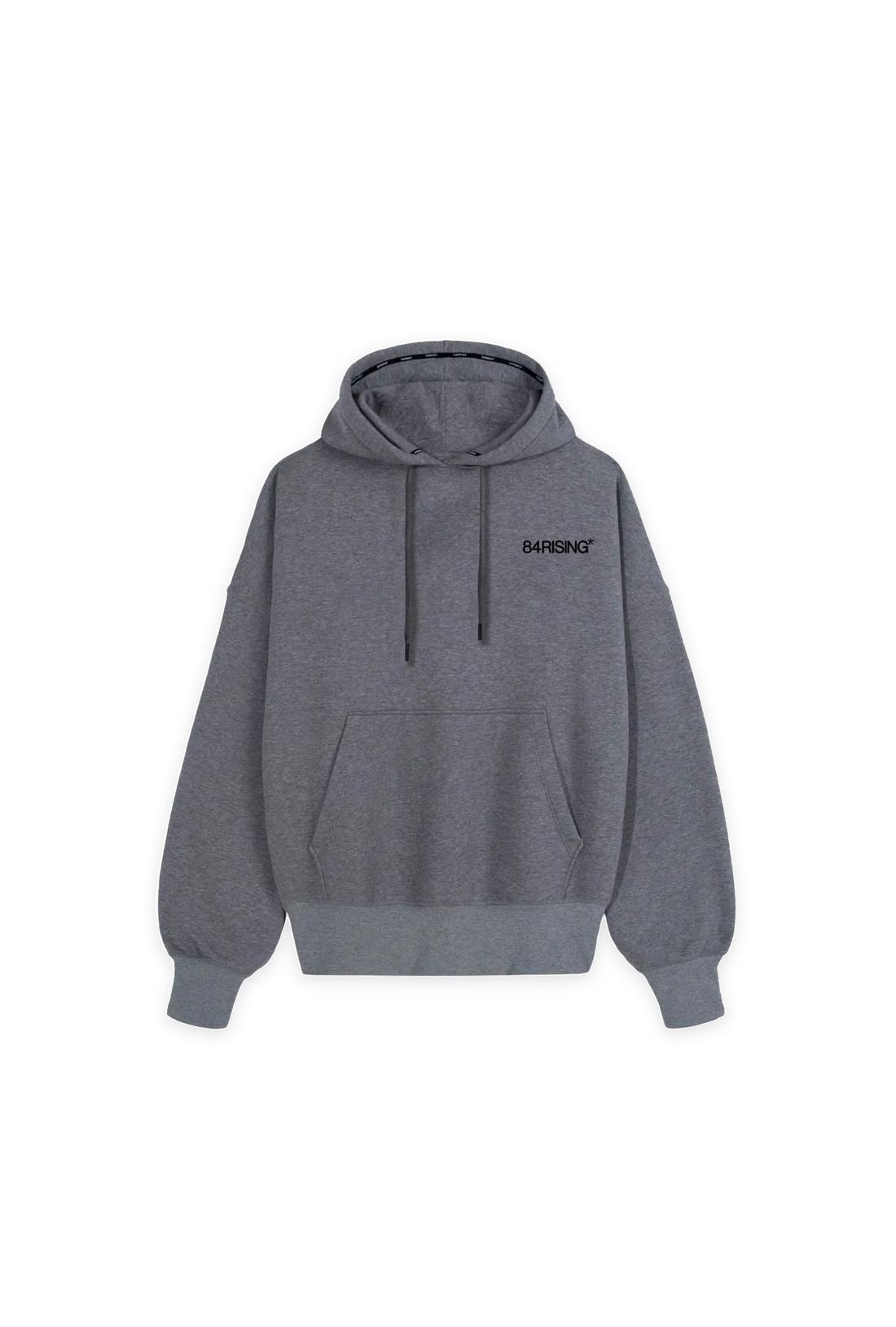 Áo Hoodie oversize 84RISING LOGO HOODIE GREY - undefined