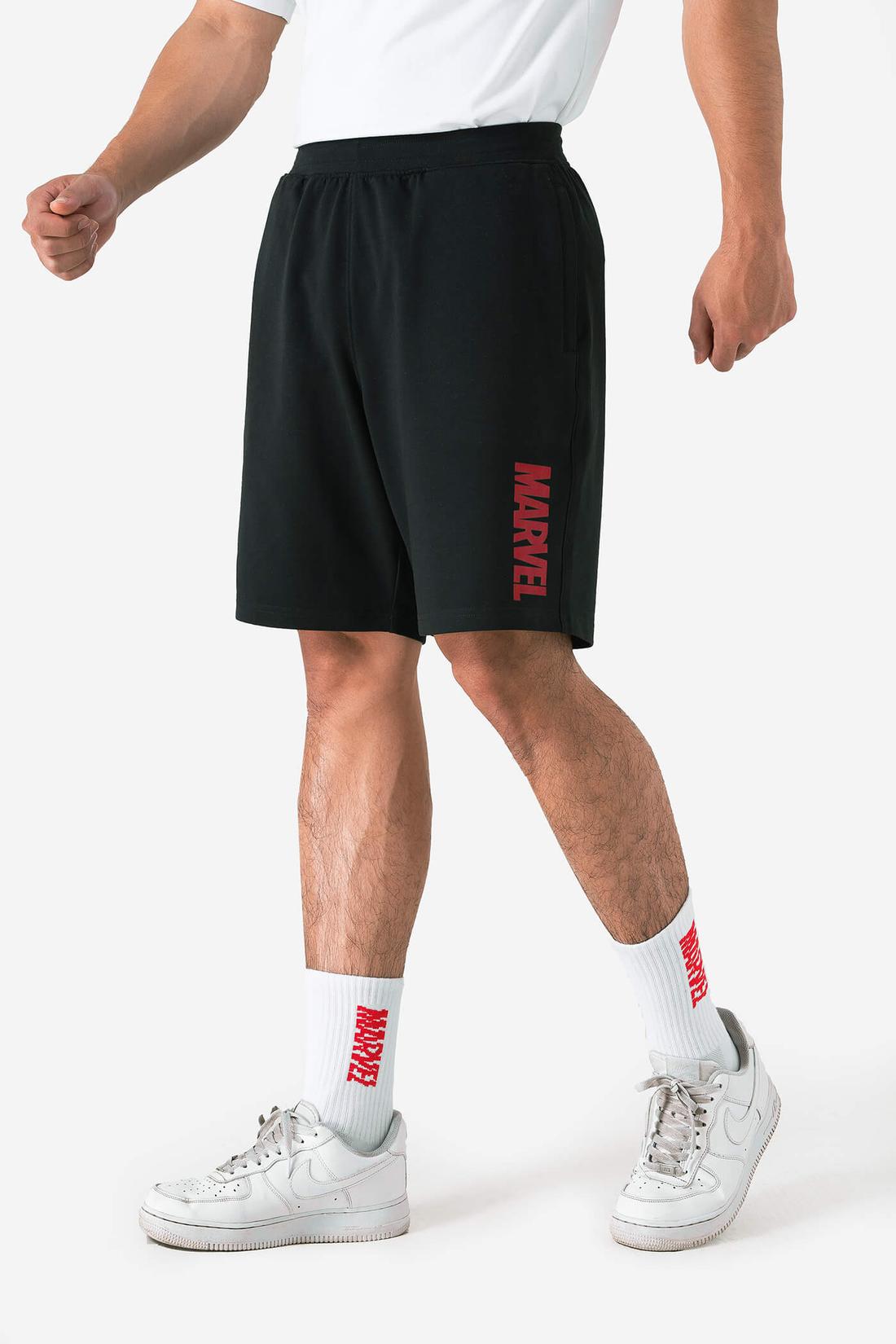 Quần Shorts Nam French Terry logo Marvel - Outlet - undefined