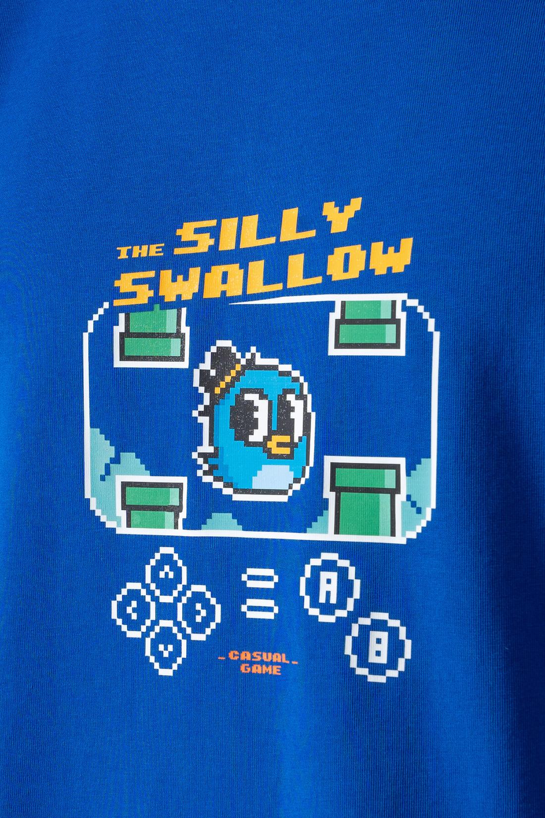 Áo Thun Nam Oversize Én The Silly Swallow - undefined