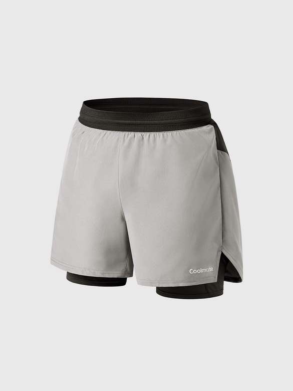 Quần Shorts Chạy Bộ 2 lớp Fast & Free III - undefined