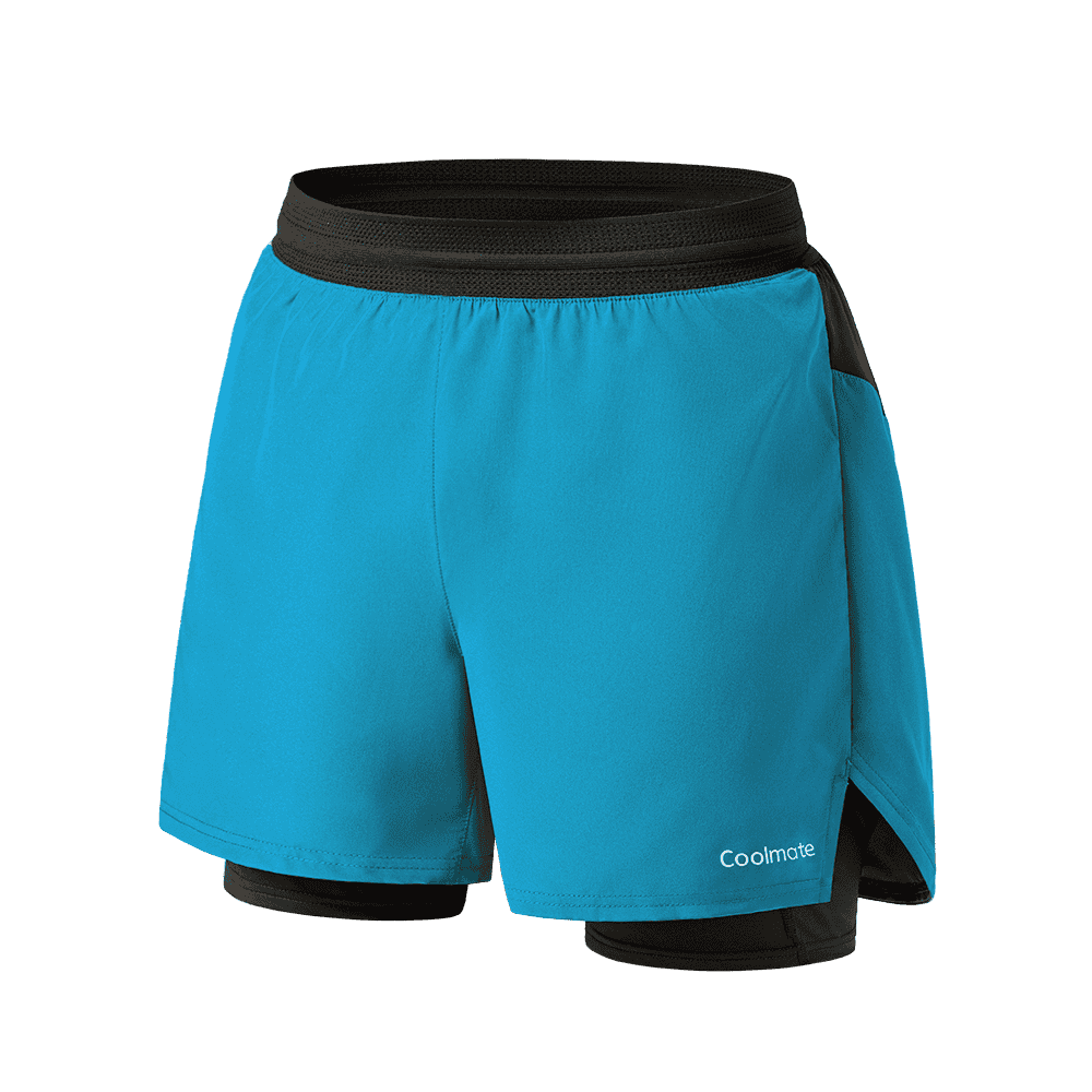 Quần Shorts Chạy Bộ 2 lớp Fast & Free III