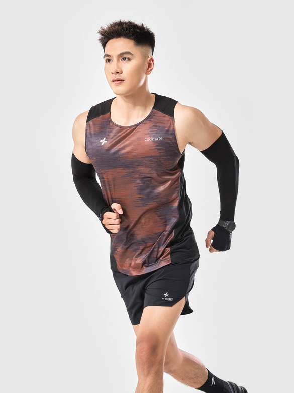 Áo Singlet chạy bộ Advanced Vent Tech Graphic Camo - undefined