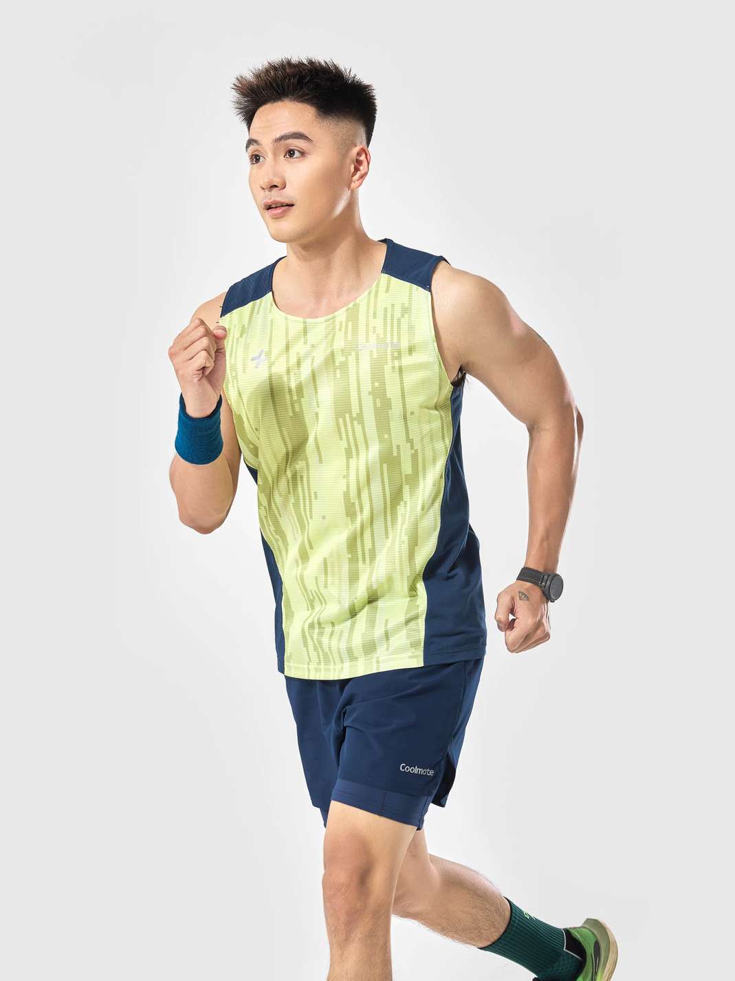 Áo Singlet chạy bộ Advanced Vent Tech Graphic Pixel - undefined