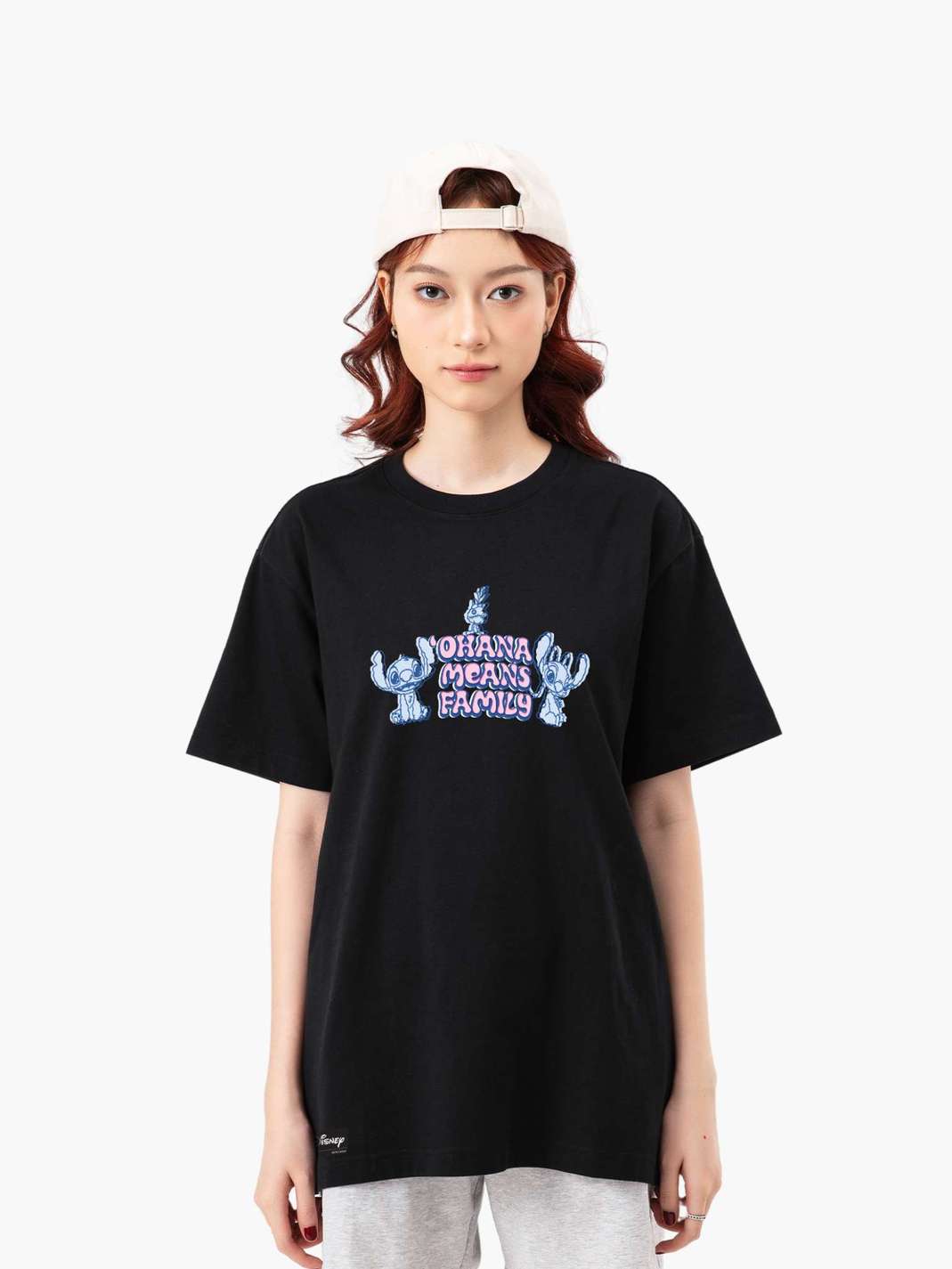 Áo thun Cotton 220gsm Stitch Ohana Mean Family - undefined