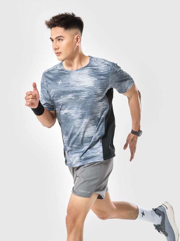 Áo thun chạy bộ Advanced Vent Tech Graphic Camo - undefined