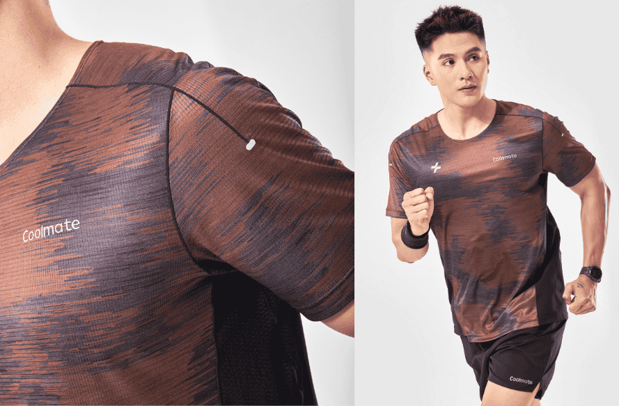 Áo thun chạy bộ Advanced Vent Tech Graphic Camo