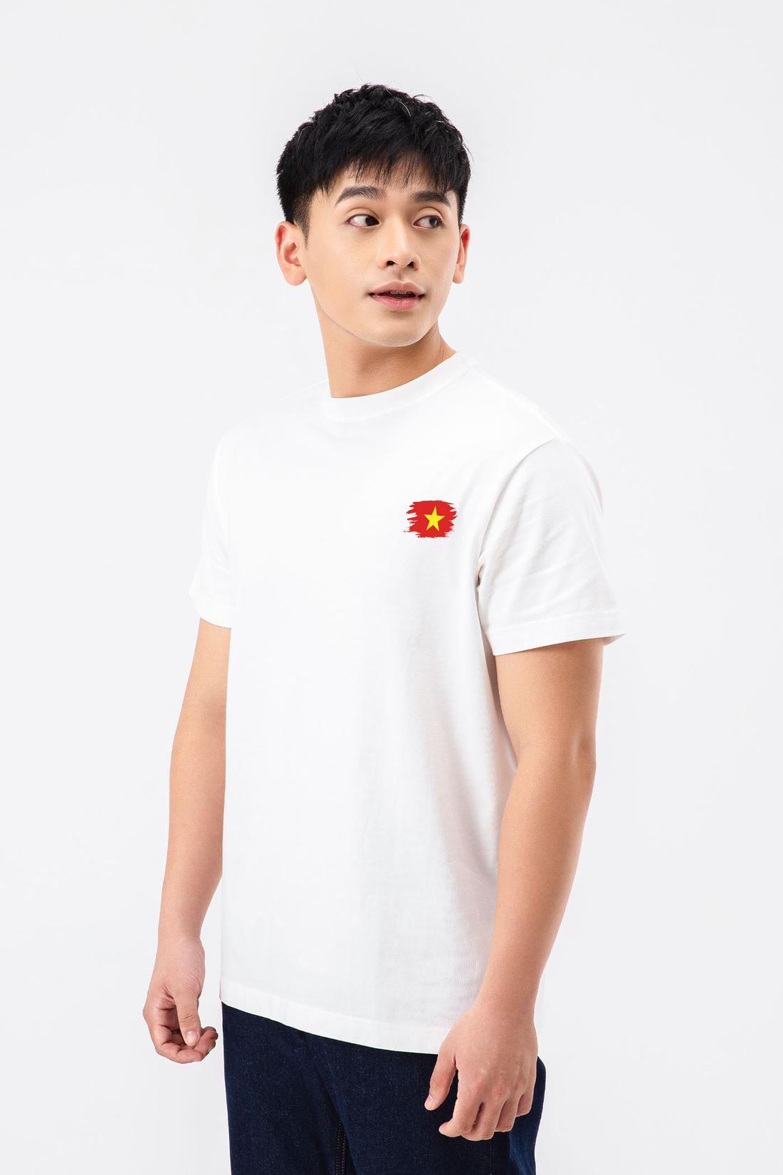 Áo thun Relaxed fit in Cờ đỏ - Độc lập - undefined