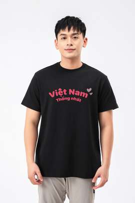 Áo thun Relaxed fit in Việt Nam thống nhất  - undefined