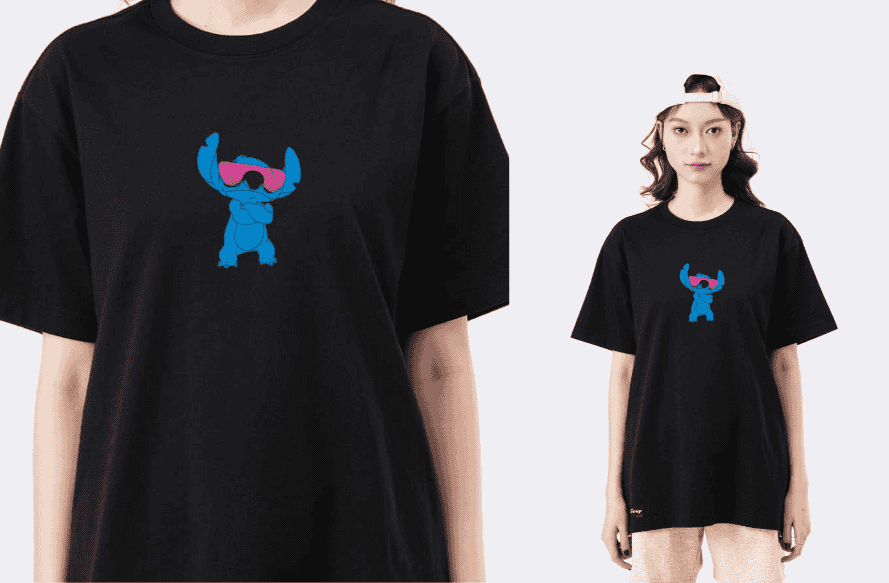 Áo thun Cotton 220gsm Fit Stitch Neon