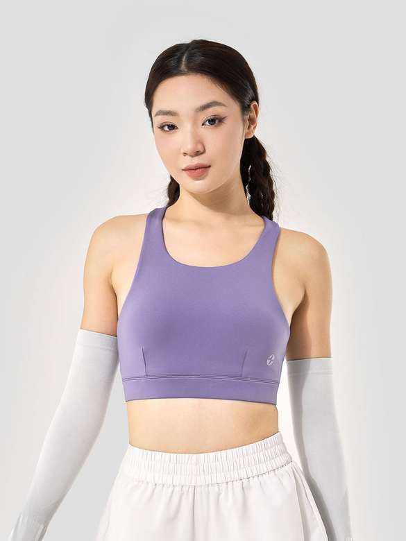 Áo Bra chạy bộ phối lưới Medium Support - undefined