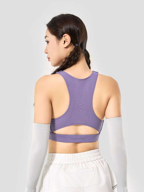 Áo Bra chạy bộ phối lưới Medium Support - undefined