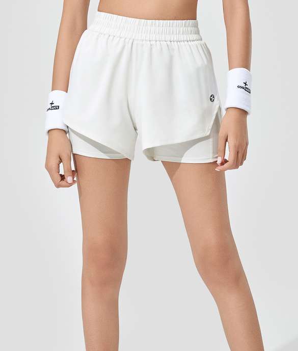 Quần shorts nữ chạy bộ 2 lớp 3.5 inch Core Shorts - undefined