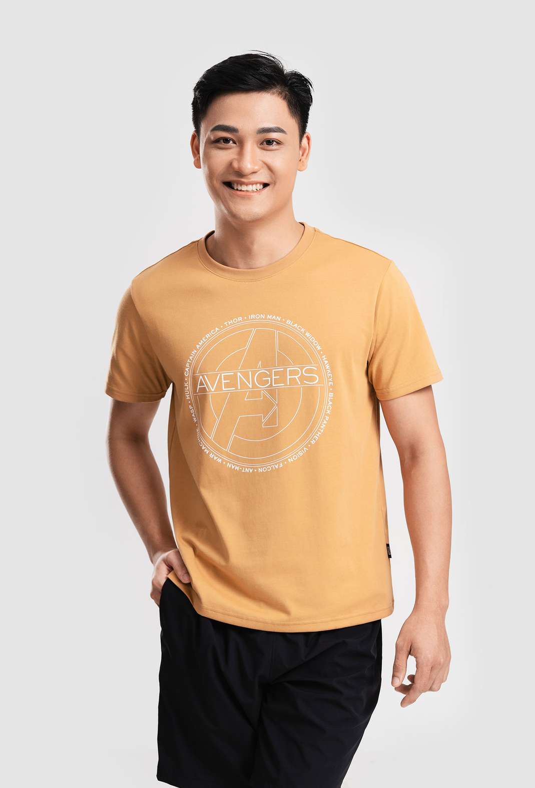 Áo Thun Nam Avengers Logo Basics - undefined