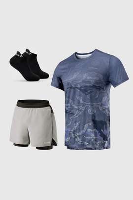 Set Đồ Chạy Bộ Graphic Jungle 3in1 - undefined