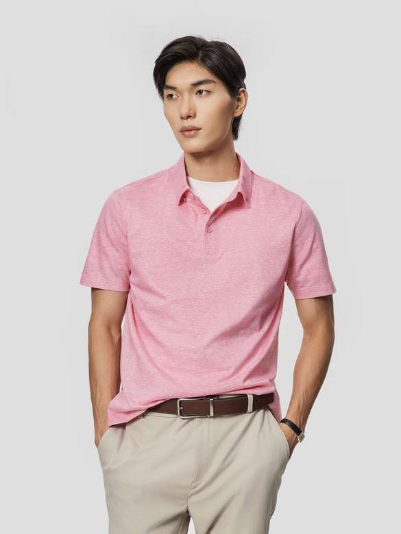 Áo Polo nam Premium Cotton Linen - undefined