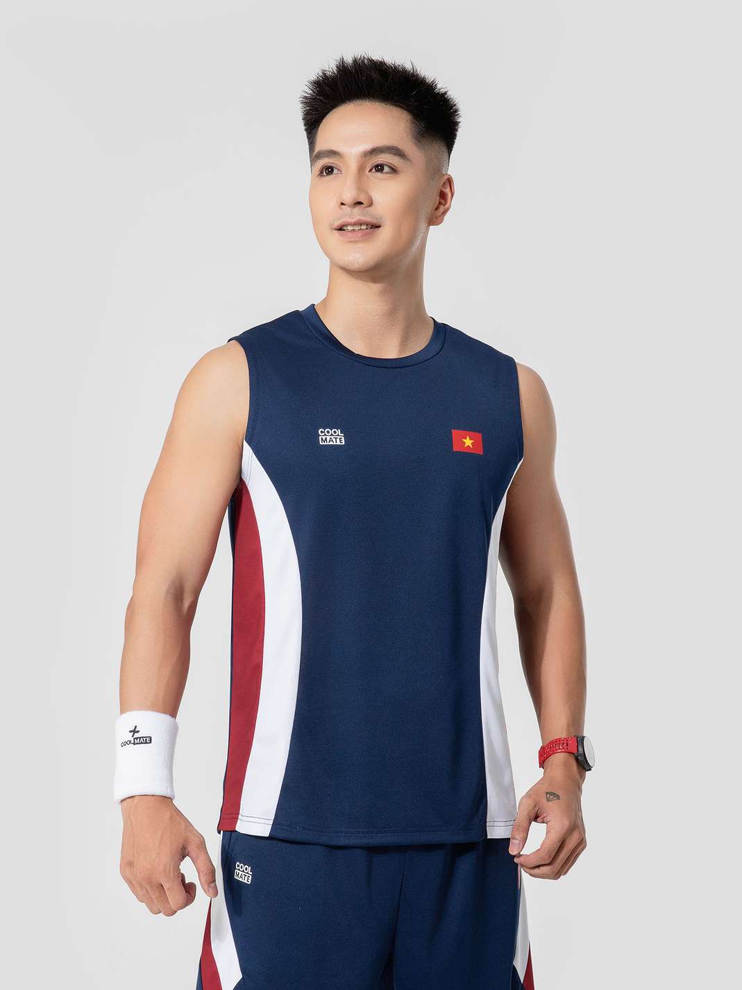 Áo tanktop phối màu thể thao "Tự hào Việt Nam" - undefined