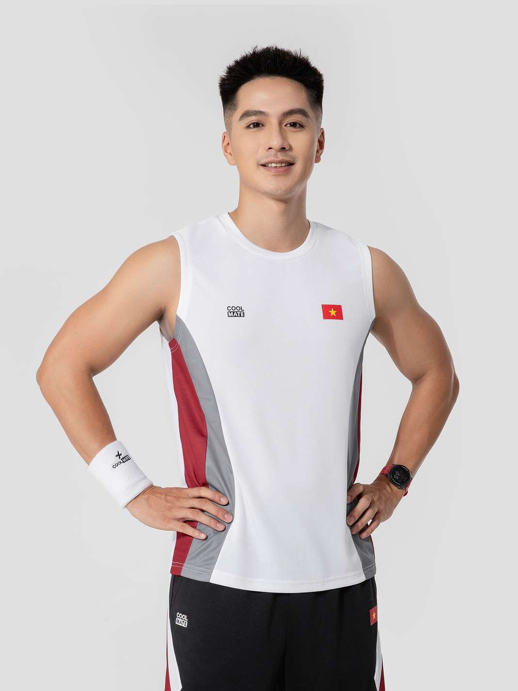 Áo tanktop phối màu thể thao "Tự hào Việt Nam" - undefined