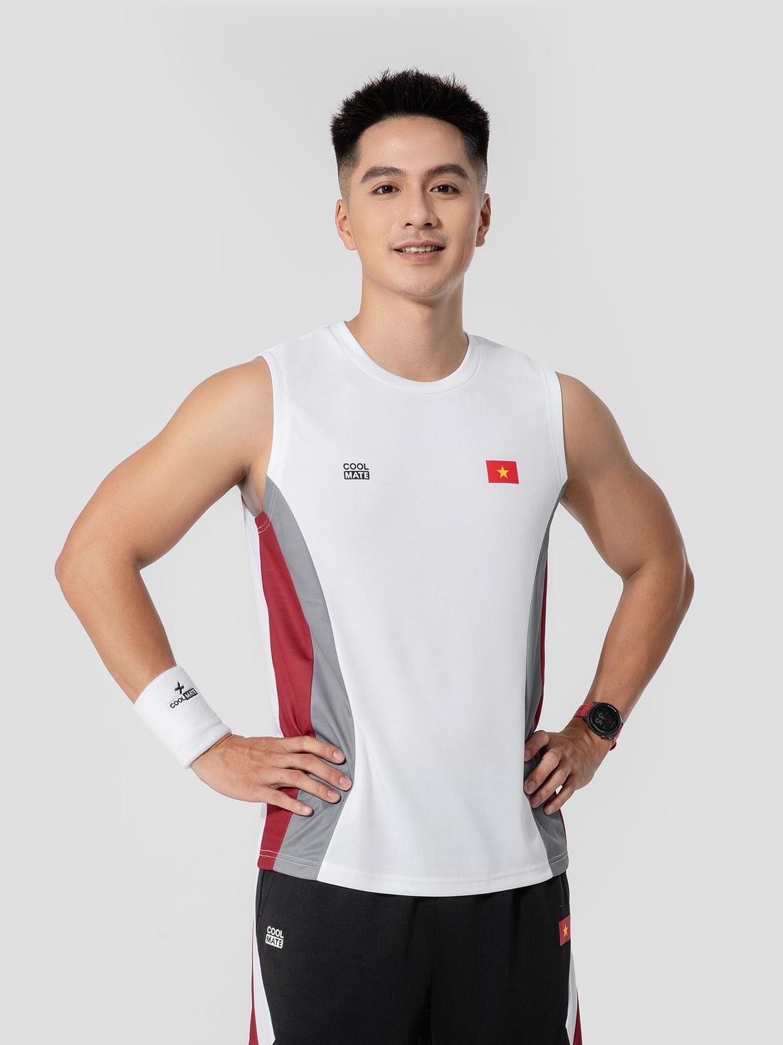 Áo tanktop phối màu thể thao "Tự hào Việt Nam" - undefined