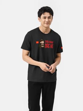 Áo thun Cotton 220gsm Cháu ngoan Bác Hồ bé gái - undefined