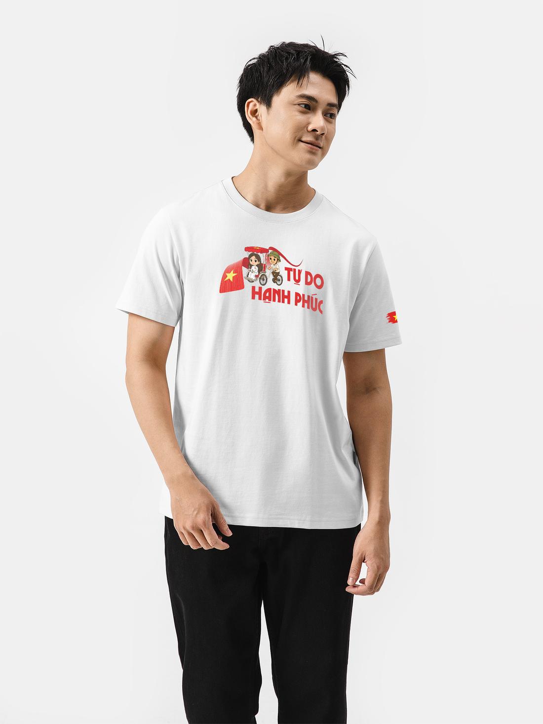 Áo thun Cotton 220gsm Em Tự Do Hạnh Phúc - undefined