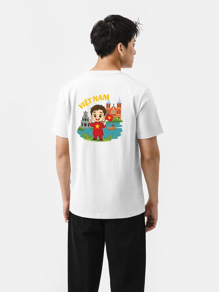 Áo thun Cotton 220gsm Việt Nam Tươi Đẹp bé trai - undefined