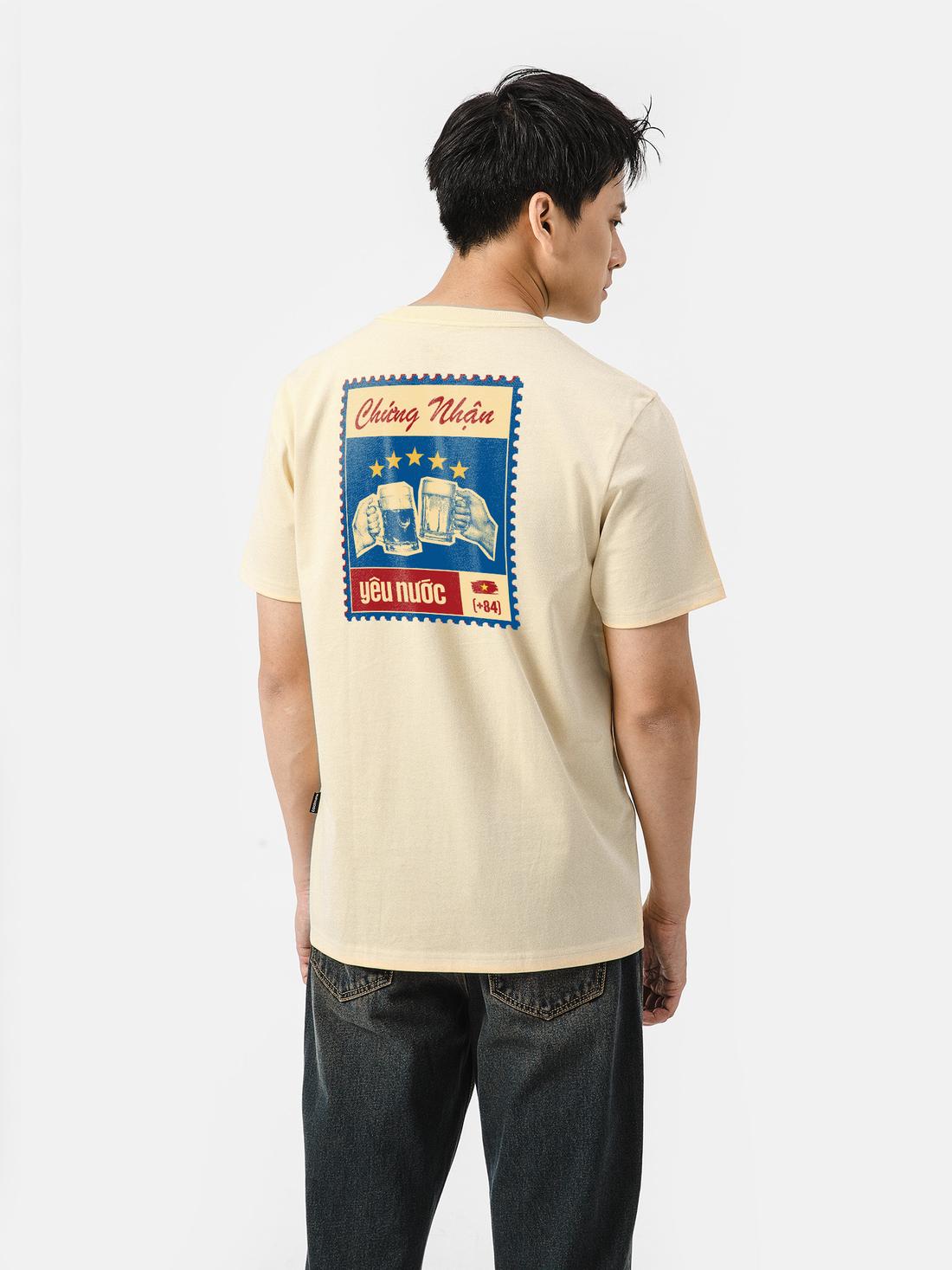 Áo thun Cotton 220gsm Yêu Nước 5 Sao - undefined