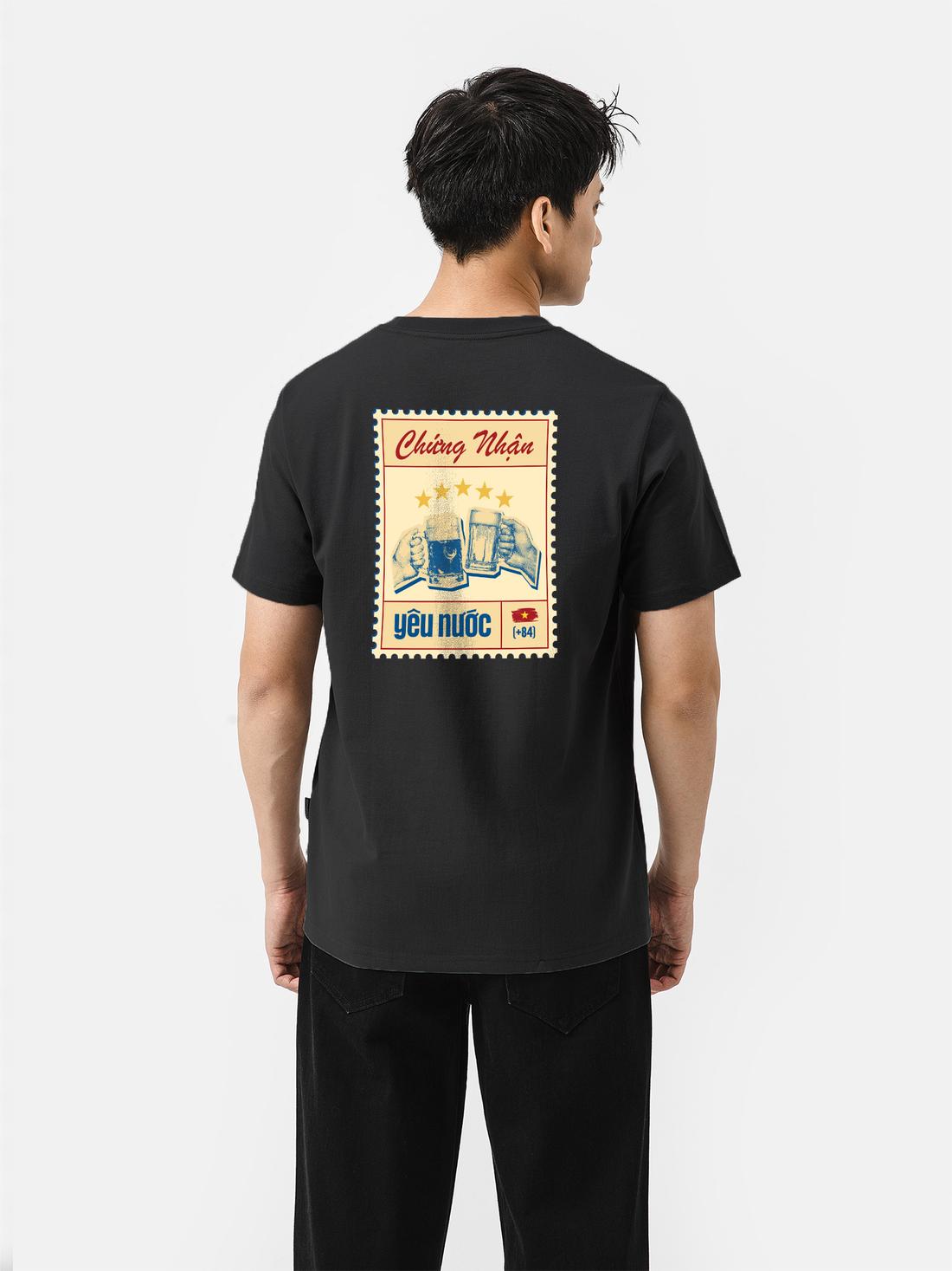 Áo thun Cotton 220gsm Yêu Nước 5 Sao - undefined