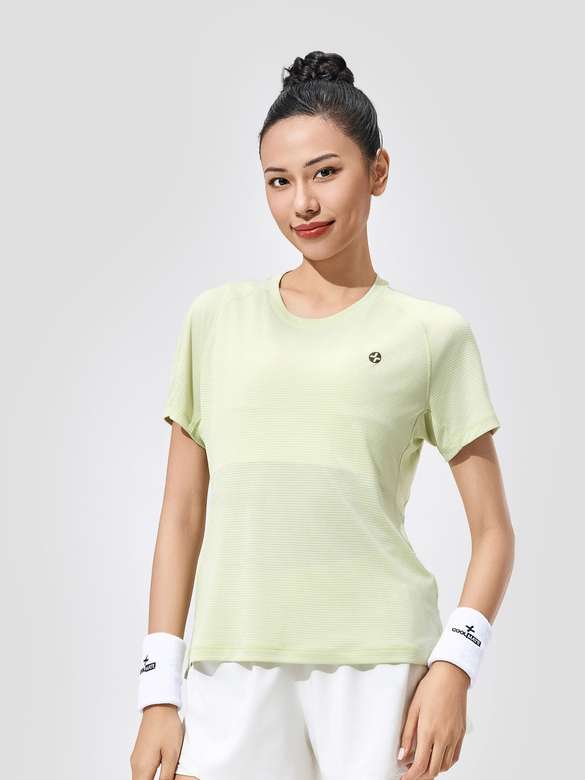 Áo thun nữ chạy bộ Core Tee Slim V2 - undefined