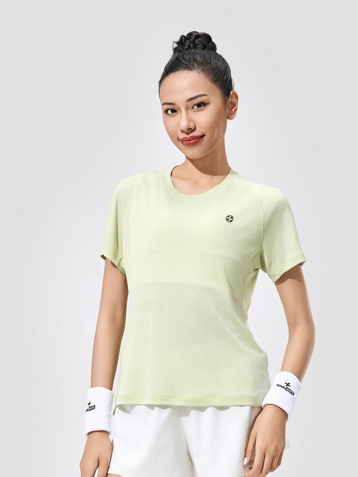 Áo thun nữ chạy bộ Core Tee Slim V2 - undefined