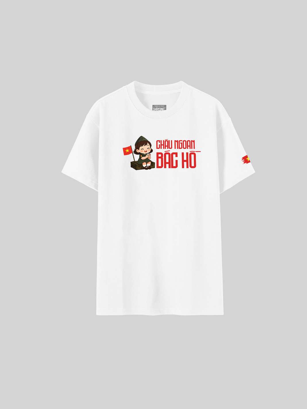 Áo thun Relaxed Fit Cháu ngoan Bác Hồ bé trai - undefined