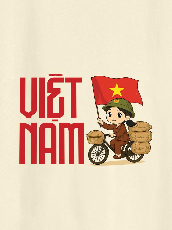 Áo thun Cotton 220gsm Cô Gái Dân Công Hỏa Tuyến - undefined