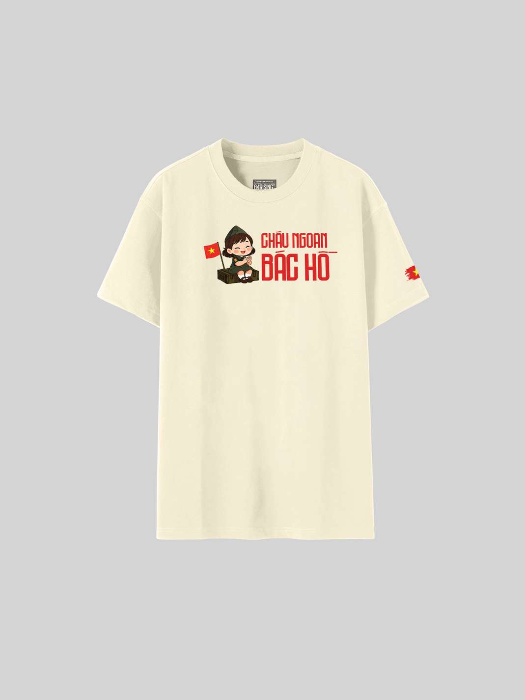Áo thun Relaxed Fit Cháu ngoan Bác Hồ bé trai - undefined