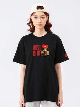 Áo thun Relaxed Fit Anh Dân Công Hỏa Tiến - undefined