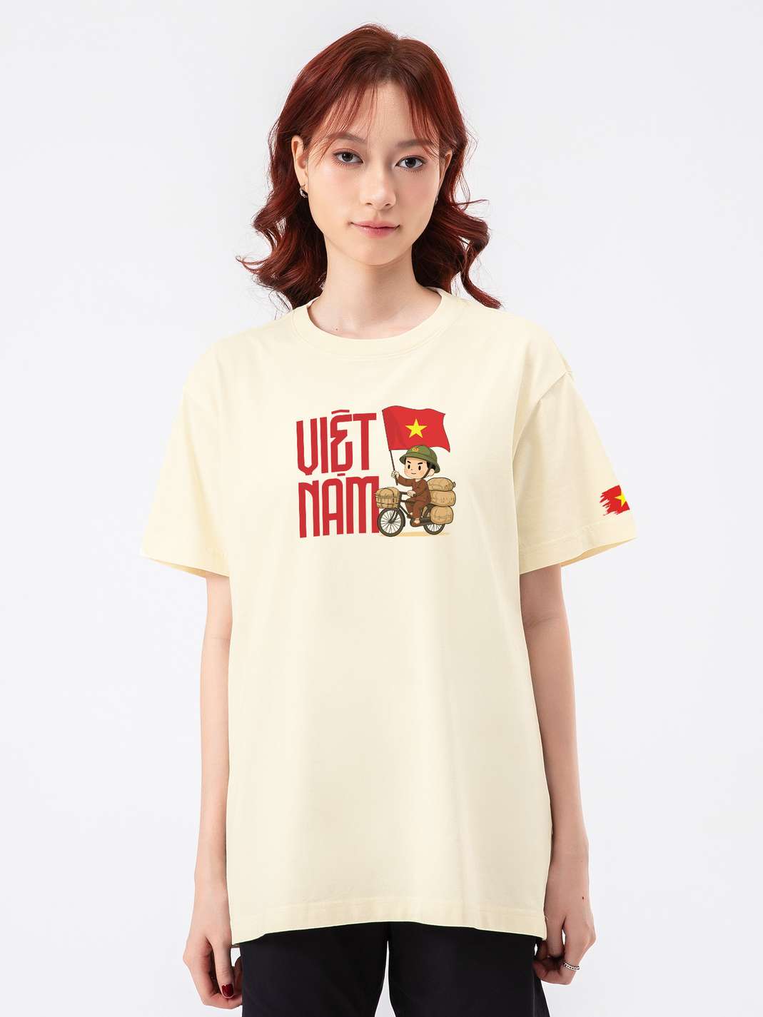 Áo thun Relaxed Fit Anh Dân Công Hỏa Tiến - undefined