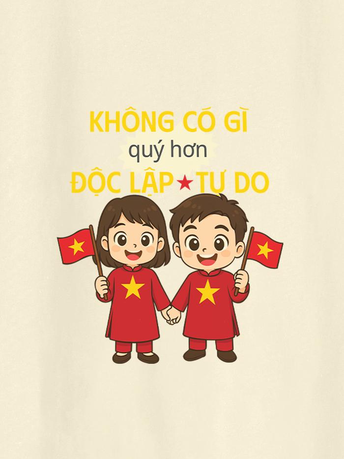 Áo thun Cotton 220gsm Độc Lập Tự Do - undefined