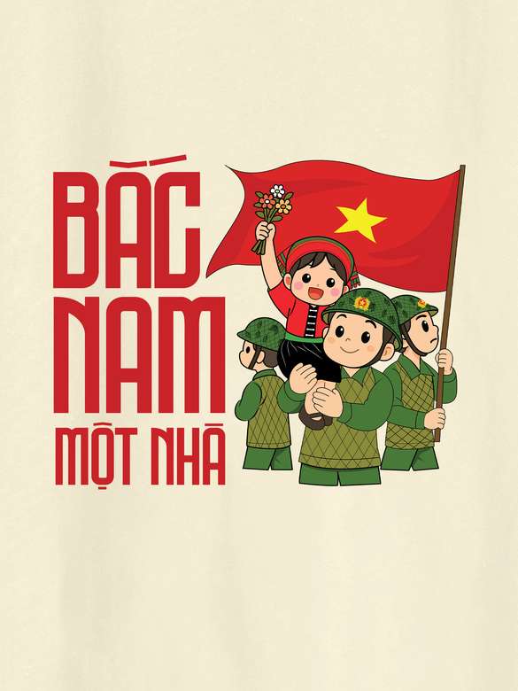 Áo thun Relaxed Fit Em Bé Điện Biên - undefined