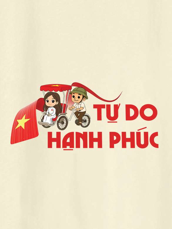 Áo thun Relaxed Fit Em Tự Do Hạnh Phúc - undefined