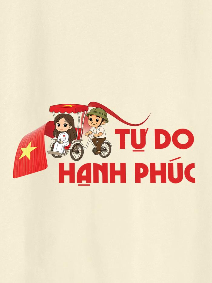 Áo thun Cotton 220gsm Em Tự Do Hạnh Phúc - undefined