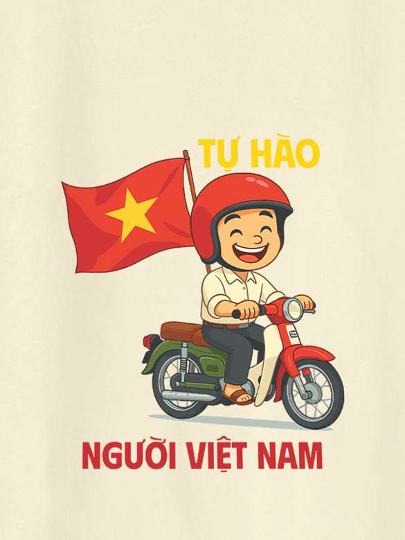 Áo thun Relaxed Fit Tự Hào Người Việt Nam - undefined