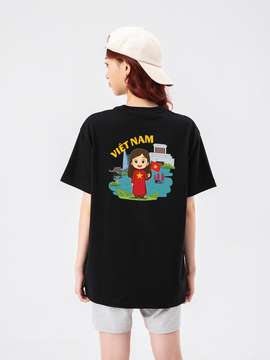 Áo thun Relaxed Fit Việt Nam Tươi Đẹp bé gái - undefined