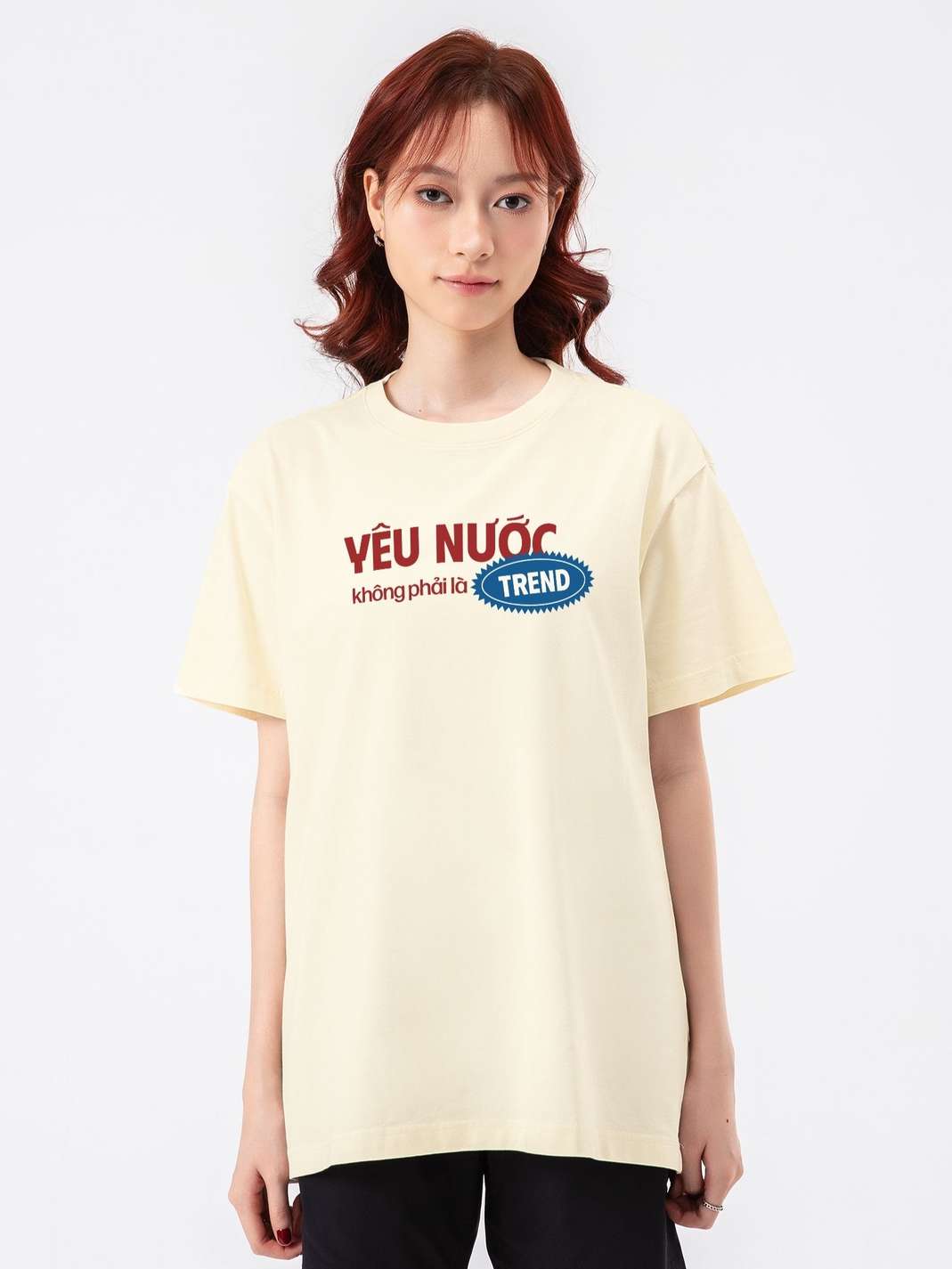 Áo thun Relaxed Fit Yêu Nước Trong Gen - undefined